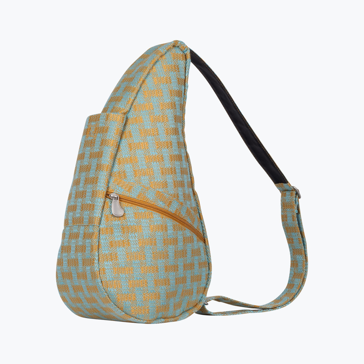Basketweave Aqua Small Healthy Back Bag