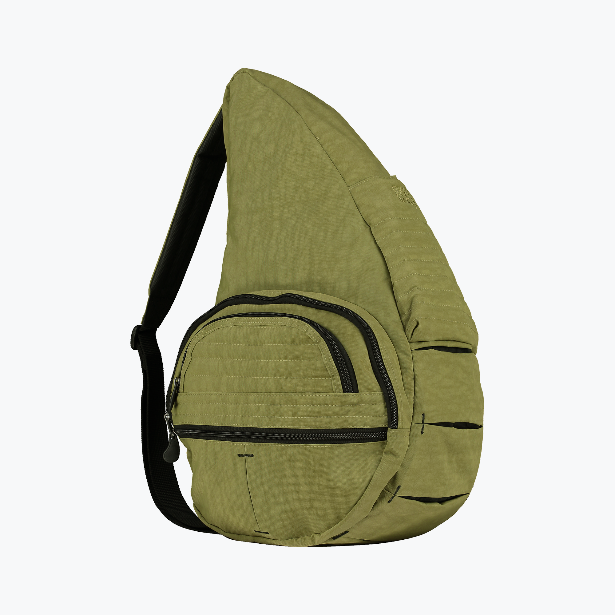Textured Nylon Big Bag Bamboo Forest
