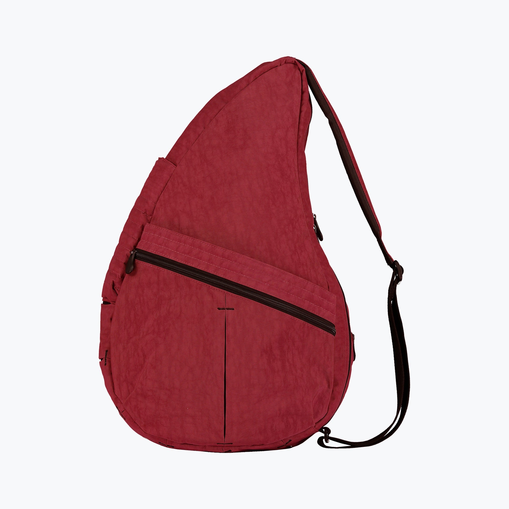 Textured Nylon Big Bag Garnet