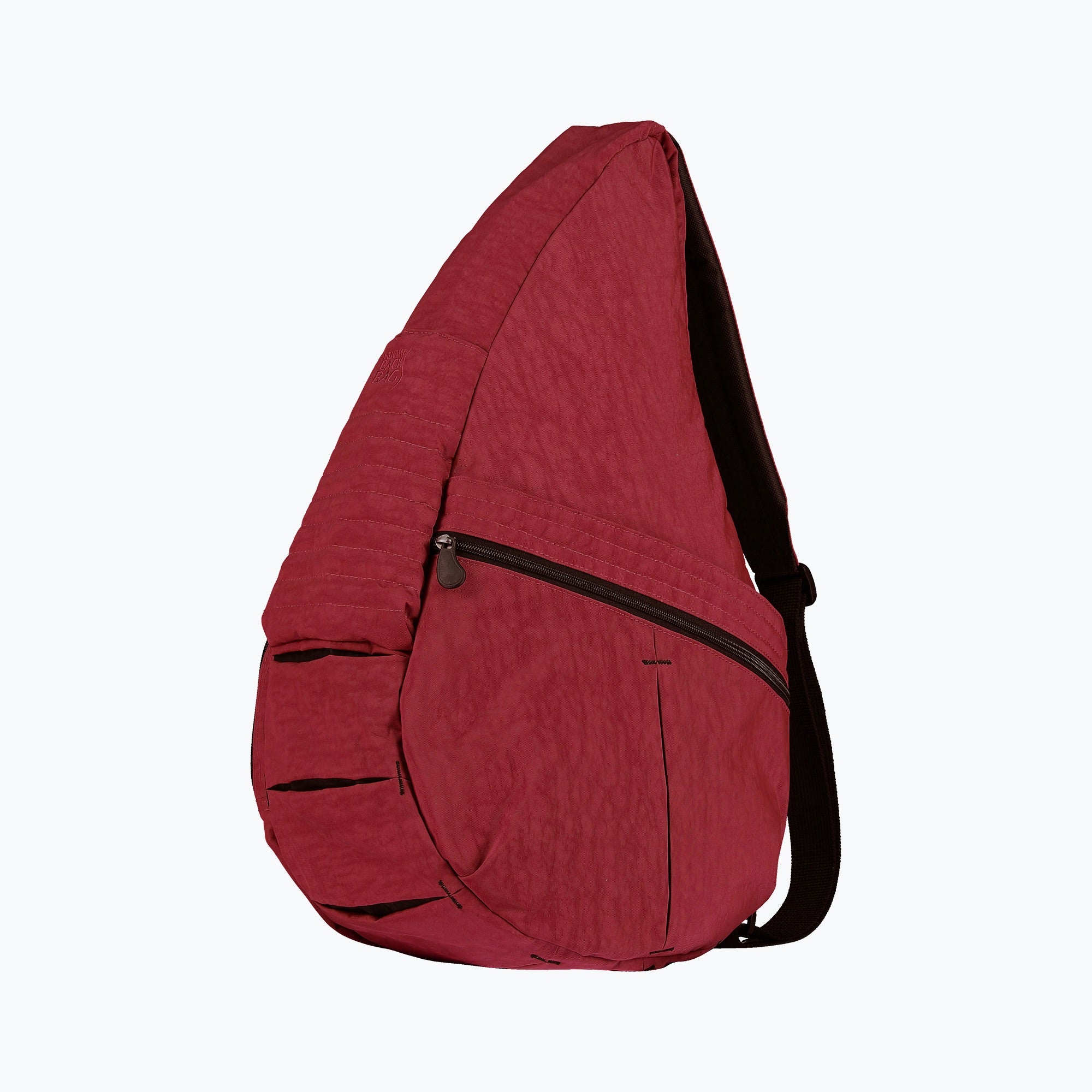 Textured Nylon Big Bag Garnet