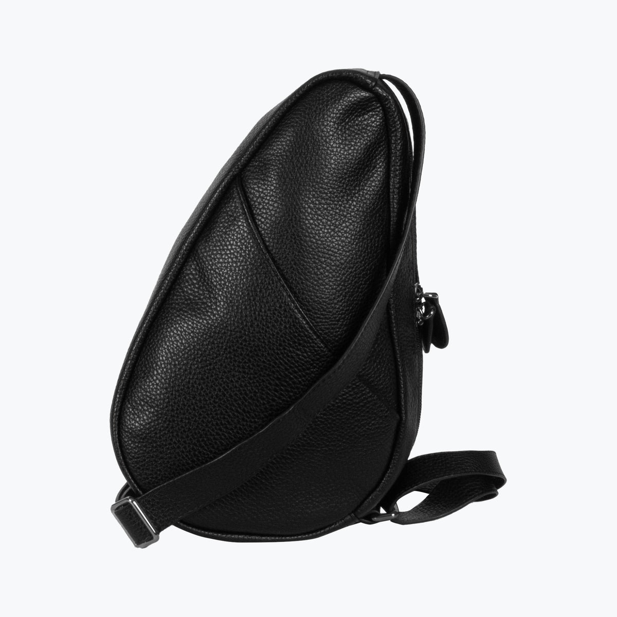 Sling Bag - Black Leather