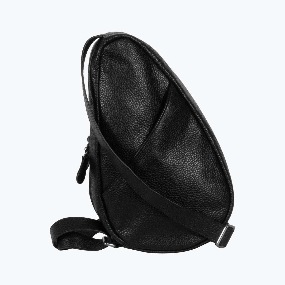 Sling Bag - Black Leather