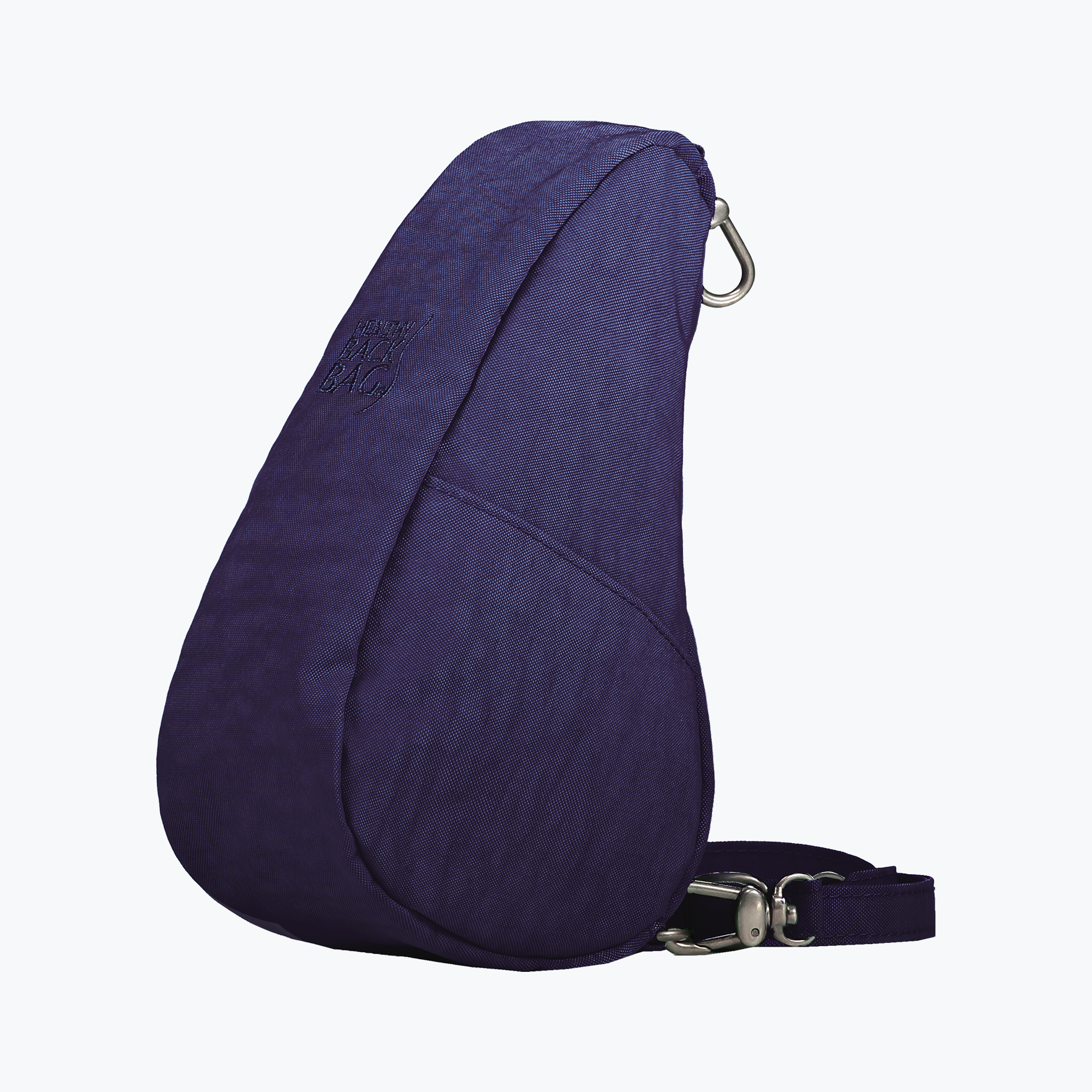 Textured Nylon Mini Baglett Blue Night