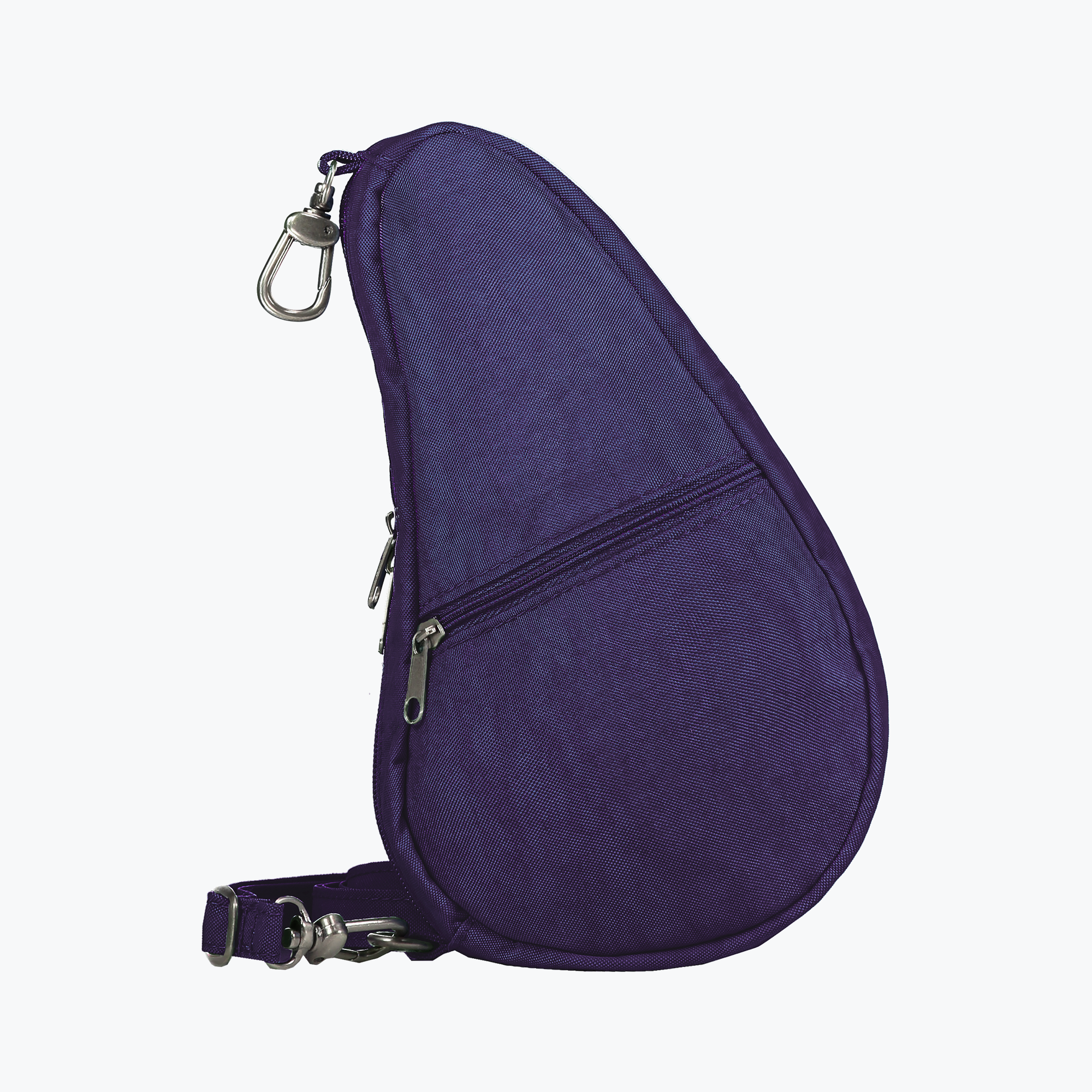Textured Nylon Mini Baglett Blue Night