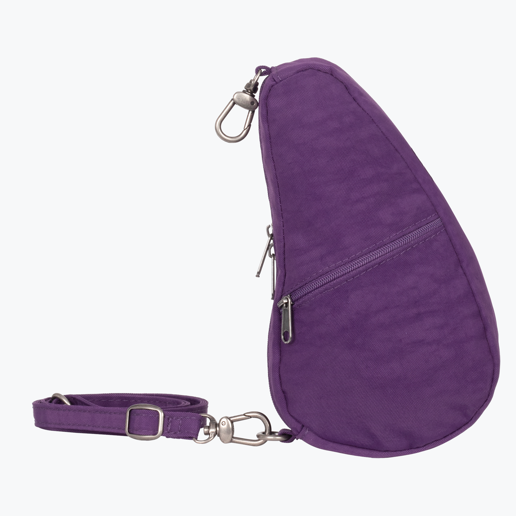 Textured Nylon Mini Baglett Blue Night