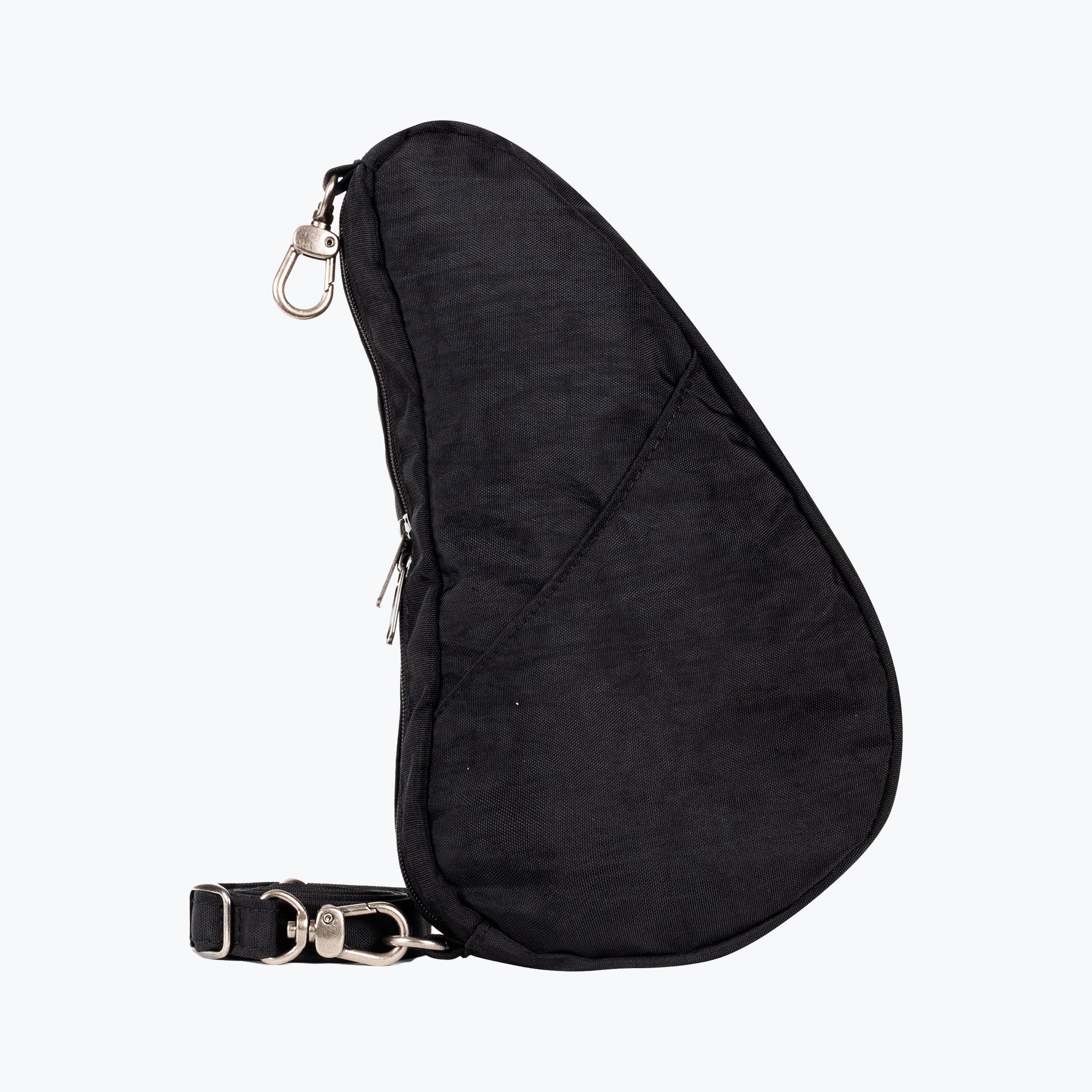 Textured Nylon Baglett - Black