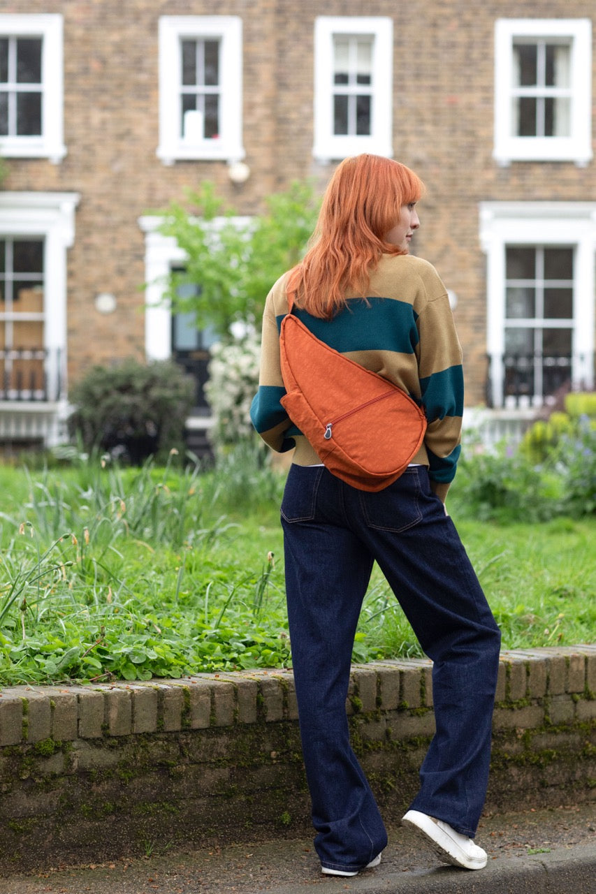 Textured Nylon Small Pumpkin