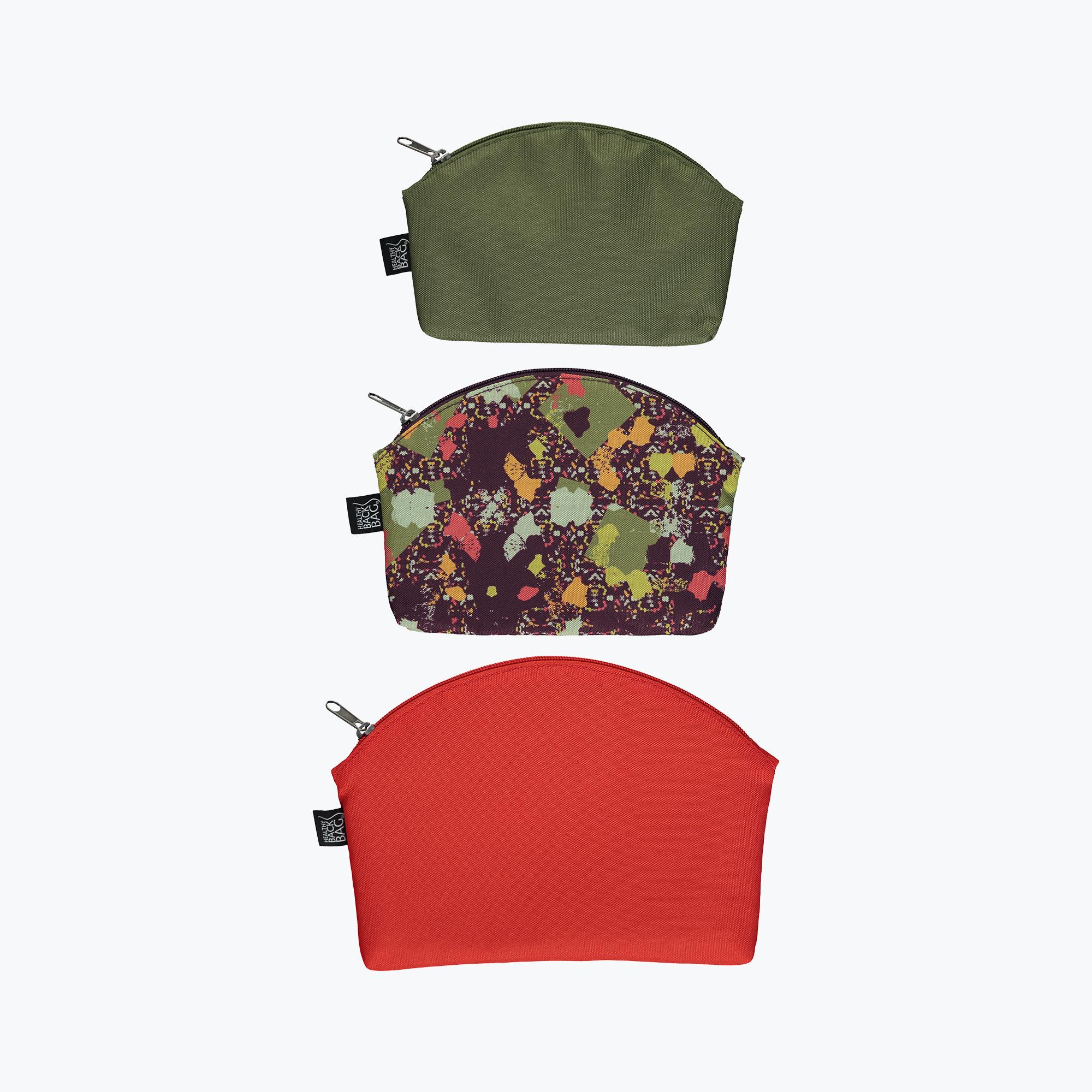 Pouch in Pouches - Mandarin, Nutopia, Moss