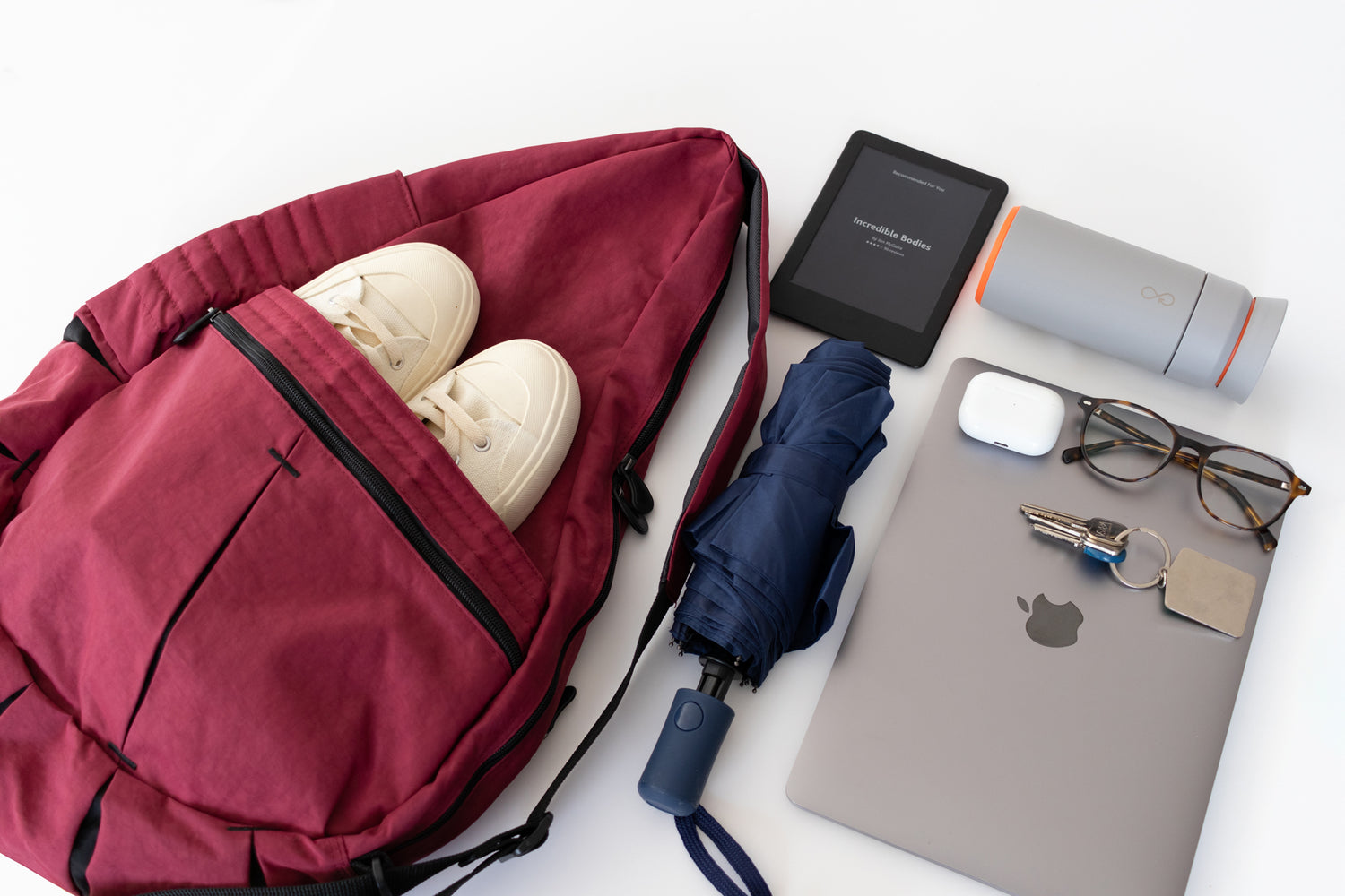 Big bag flat lay
