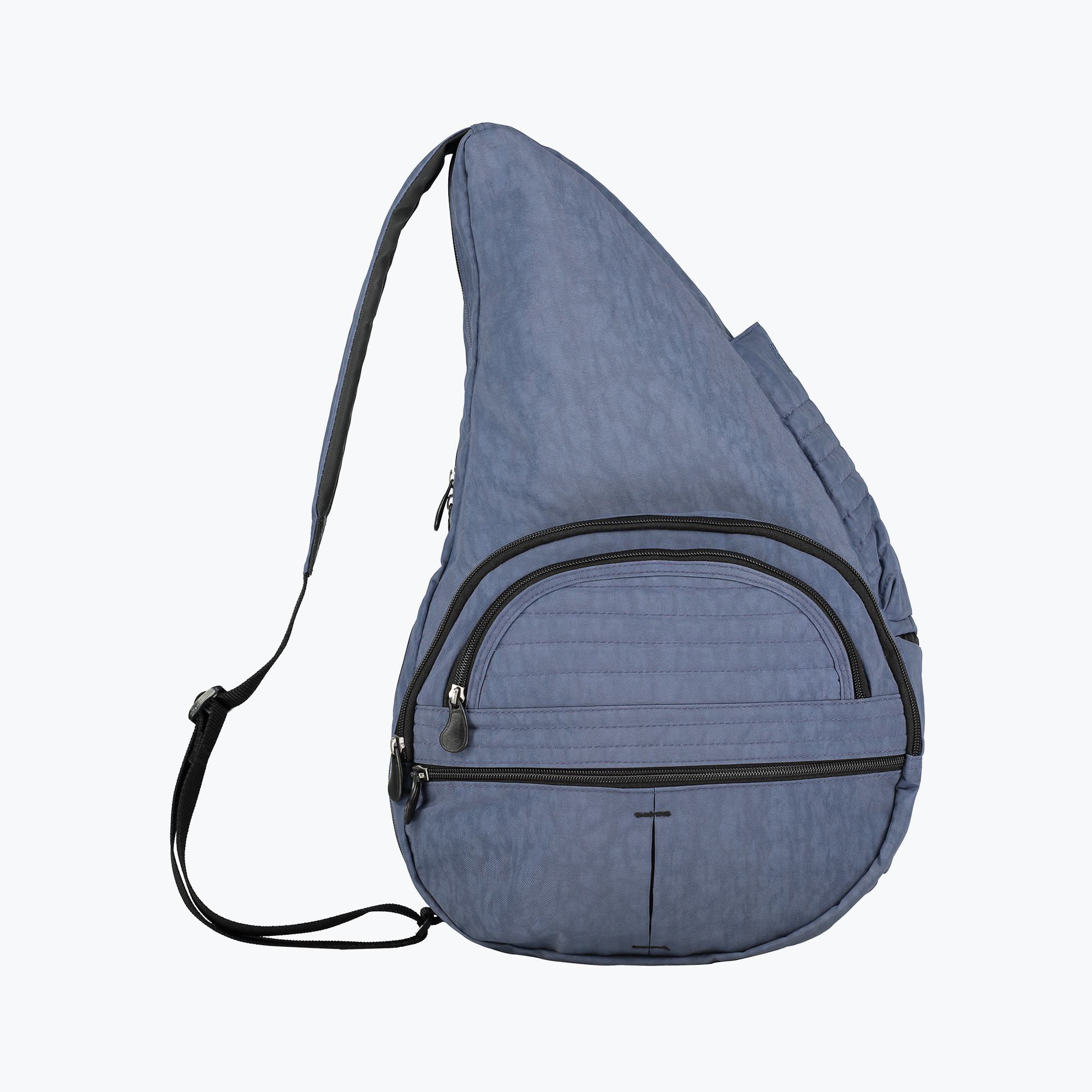 Textured Nylon Big Bag Vintage Indigo