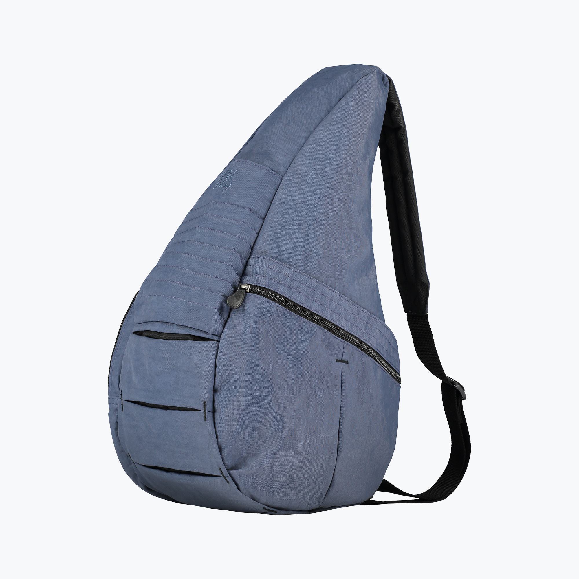 Textured Nylon Big Bag Vintage Indigo