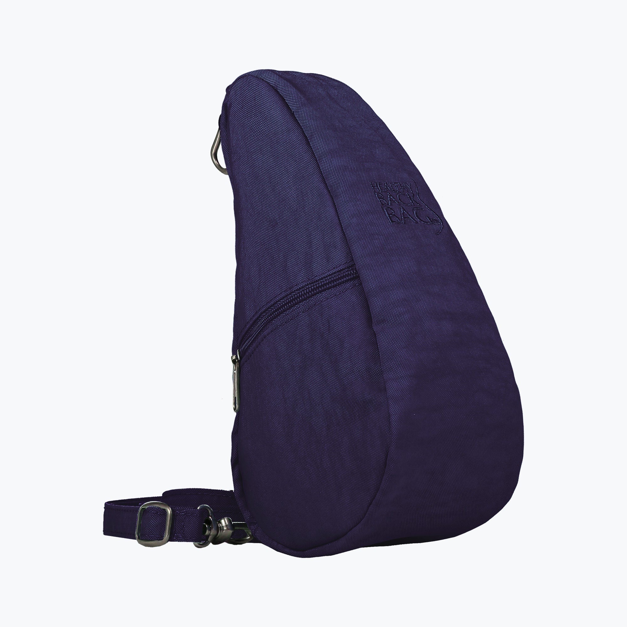 Textured Nylon Mini Baglett Blue Night