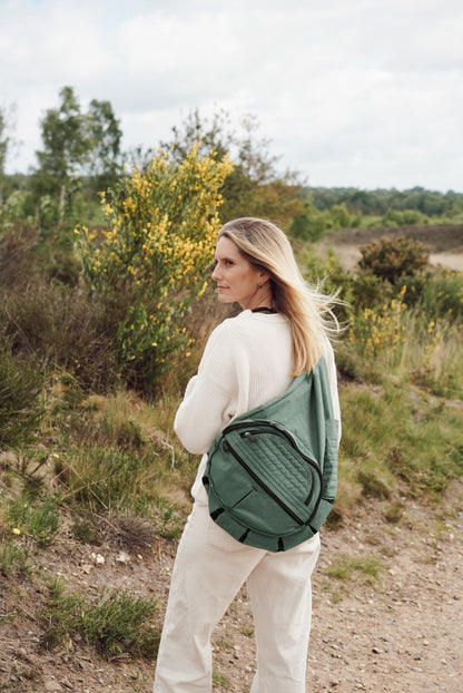 Textured Nylon Big Bag Seagrass