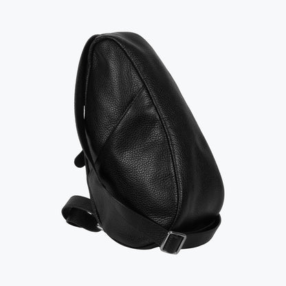 Sling Bag - Black Leather