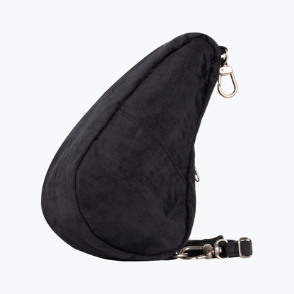 Textured Nylon Mini Baglett - Black
