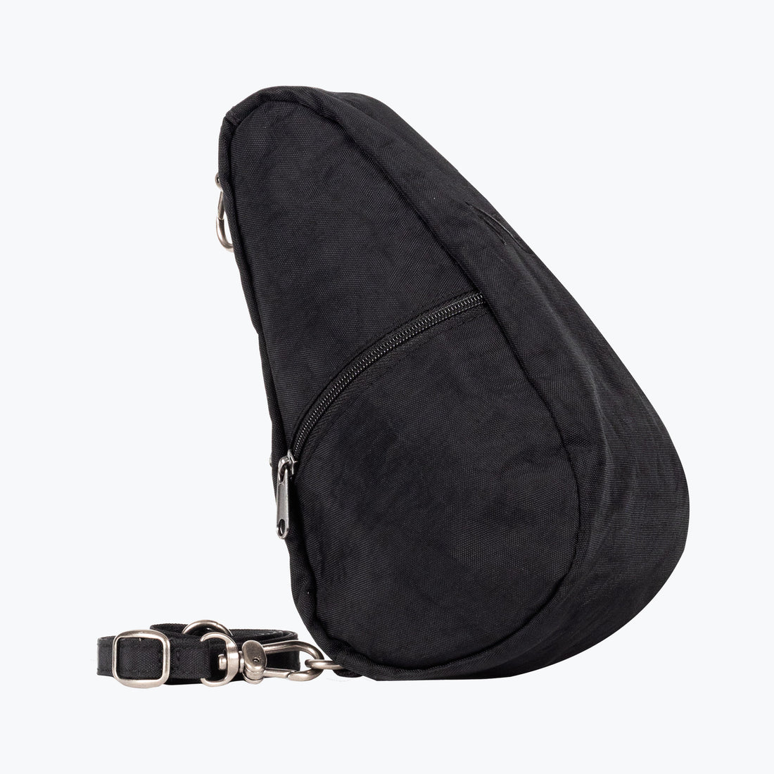 Textured Nylon Mini Baglett - Black