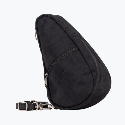Textured Nylon Mini Baglett - Black
