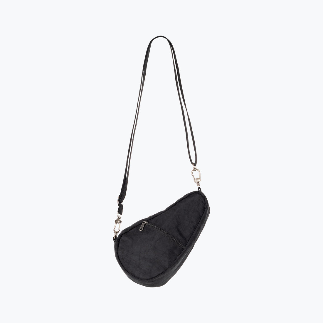 Textured Nylon Mini Baglett - Black