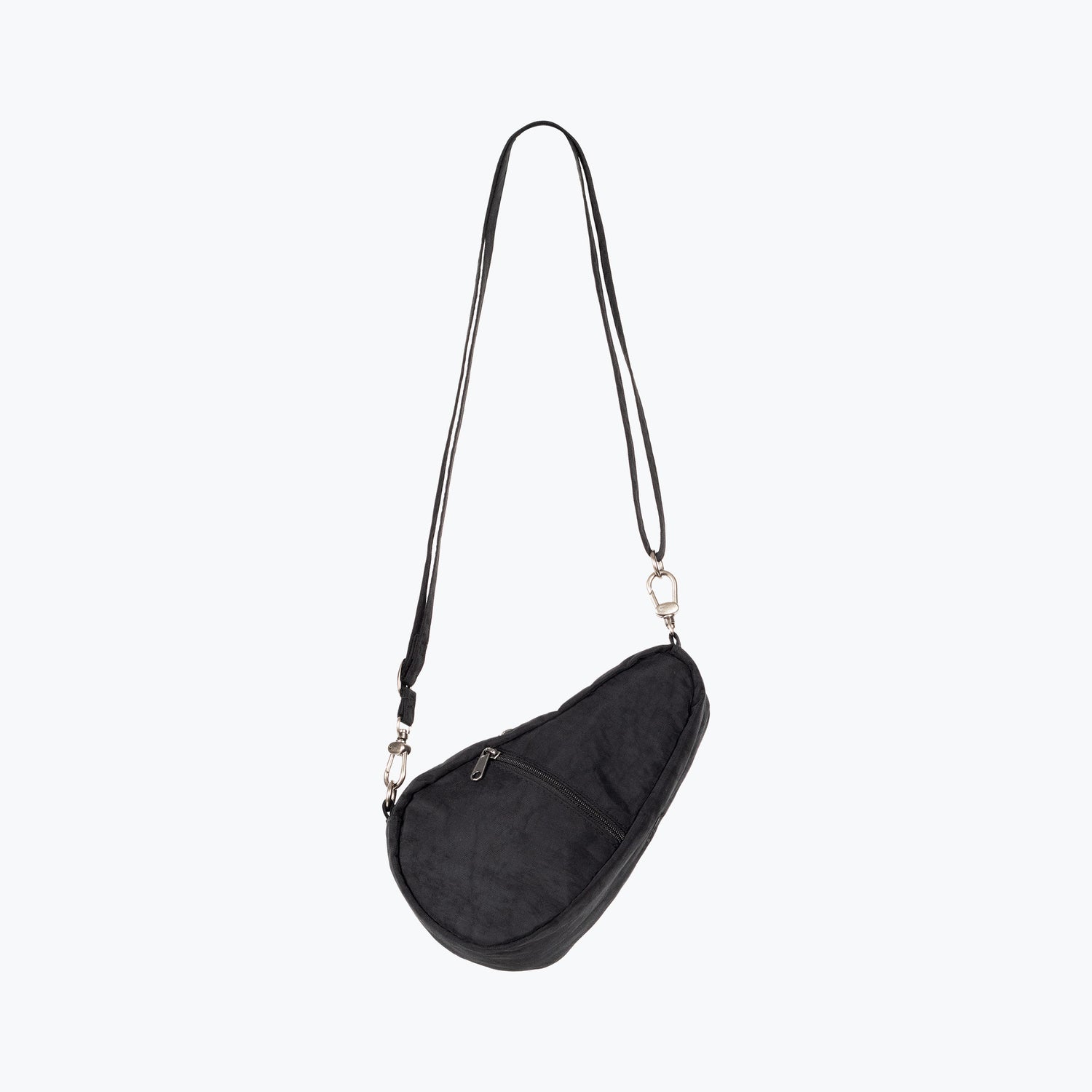 Textured Nylon Mini Baglett - Black