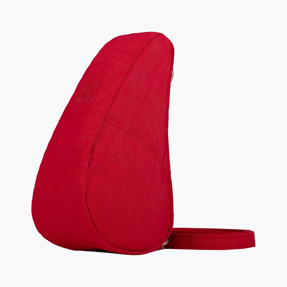 Textured Nylon Mini Baglett Crimson#colour_crimson