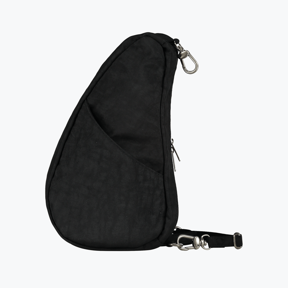 Textured Nylon Baglett Black #colour_black