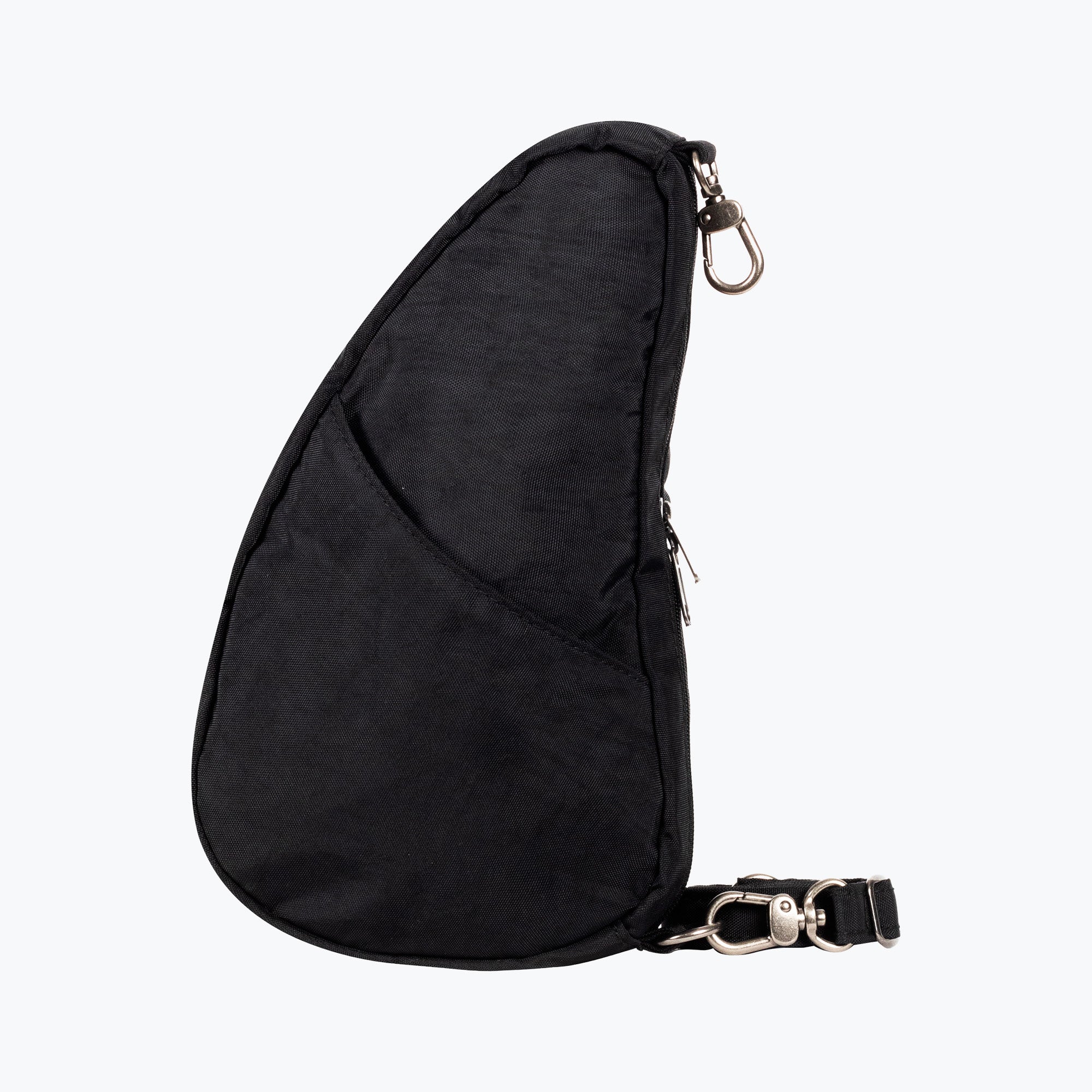Textured Nylon Baglett - Black