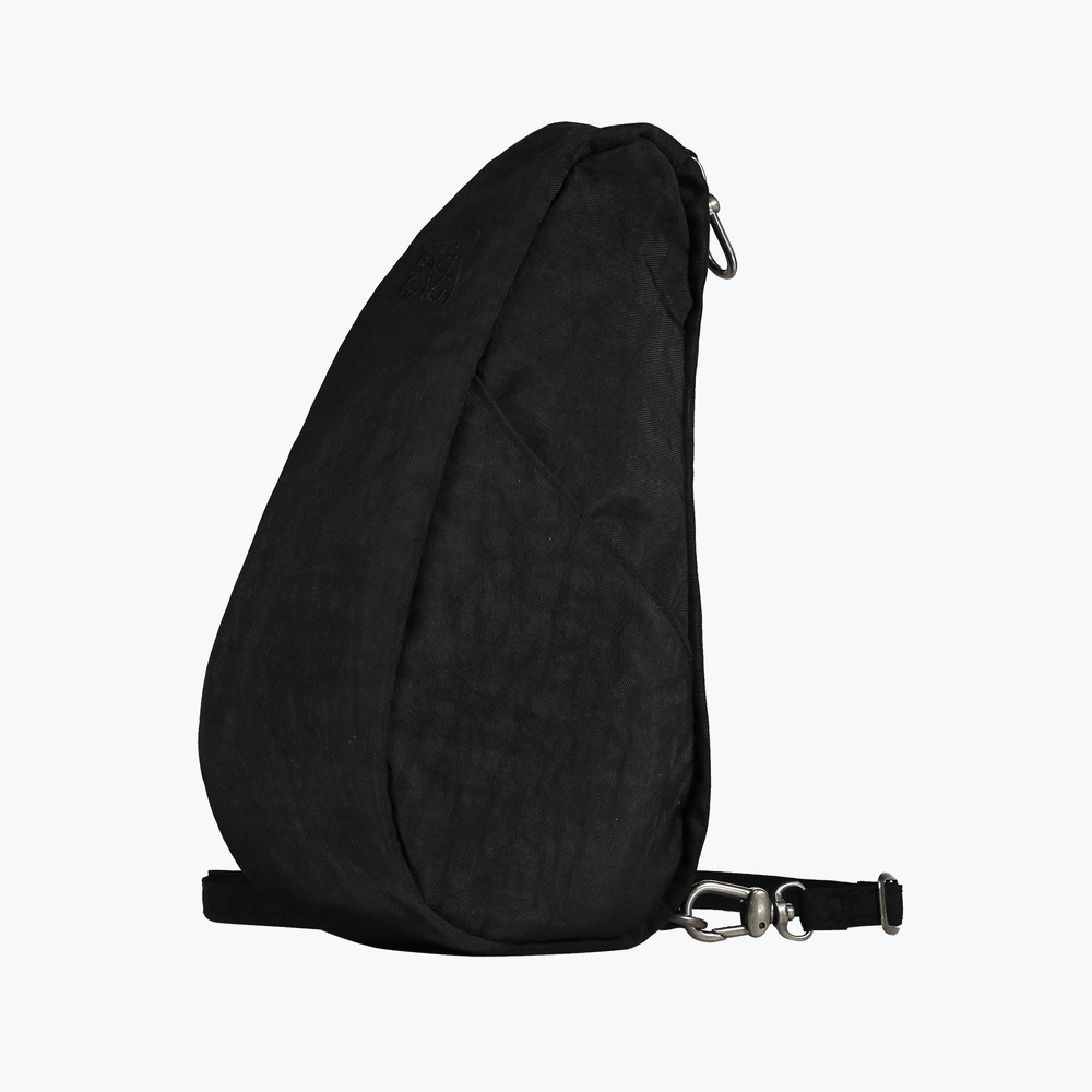Textured Nylon Baglett Black #colour_black
