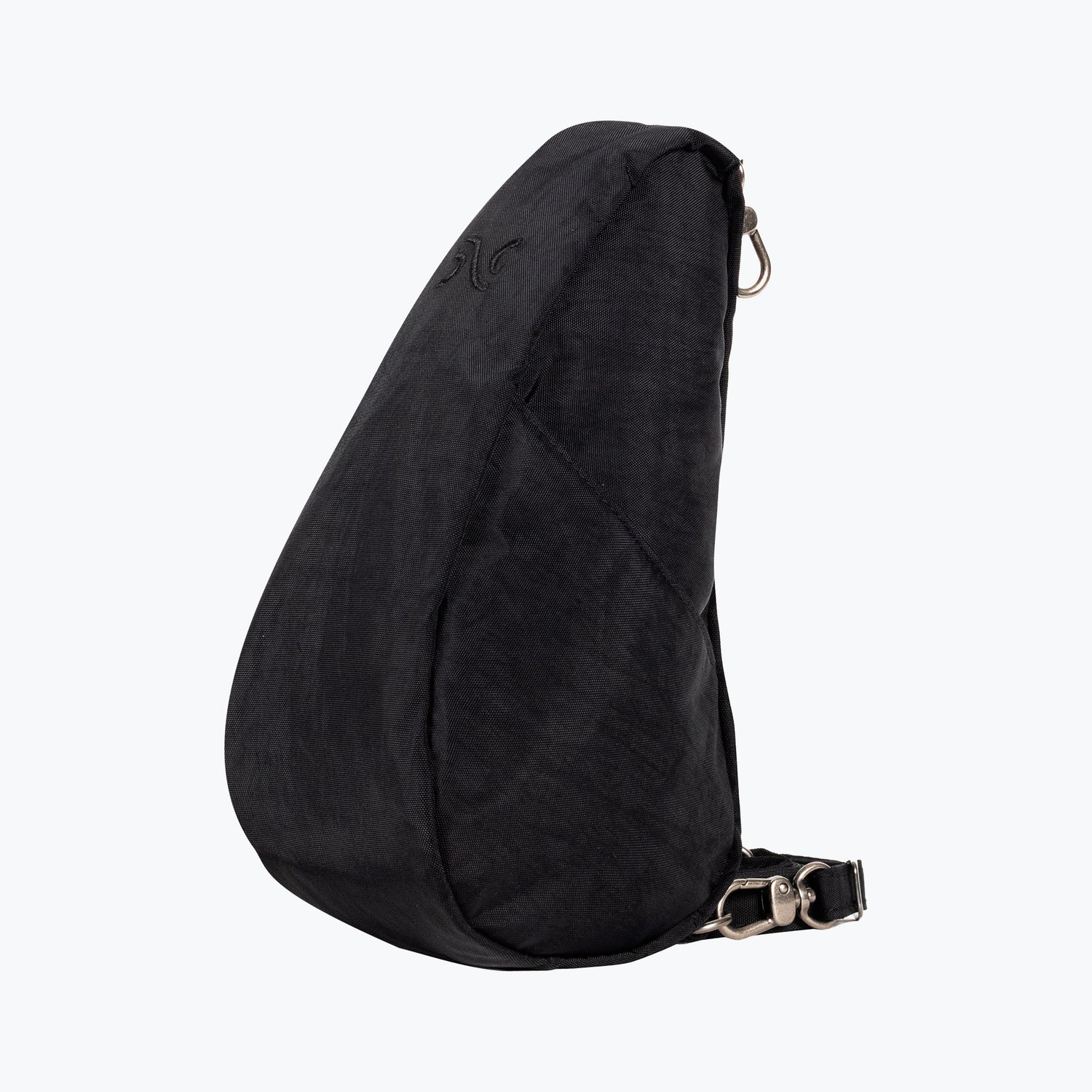 Textured Nylon Baglett - Black