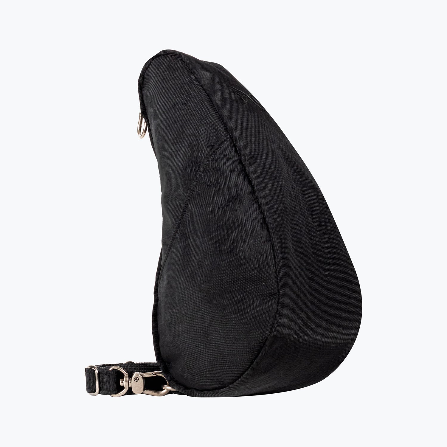 Textured Nylon Baglett - Black