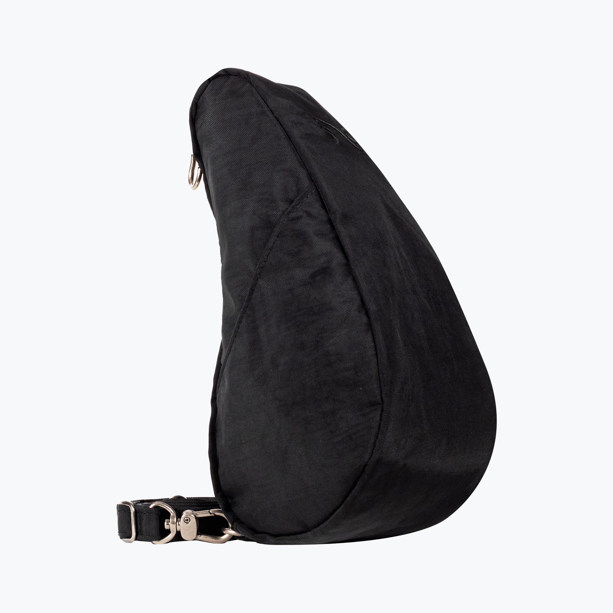 Textured Nylon Baglett - Black