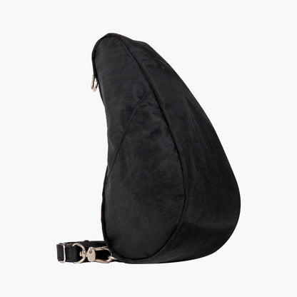 Textured Nylon Baglett - Black