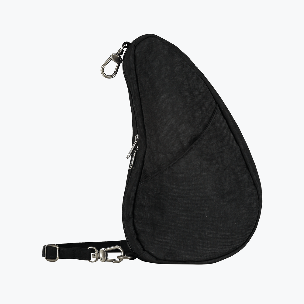 Textured Nylon Baglett Black #colour_black