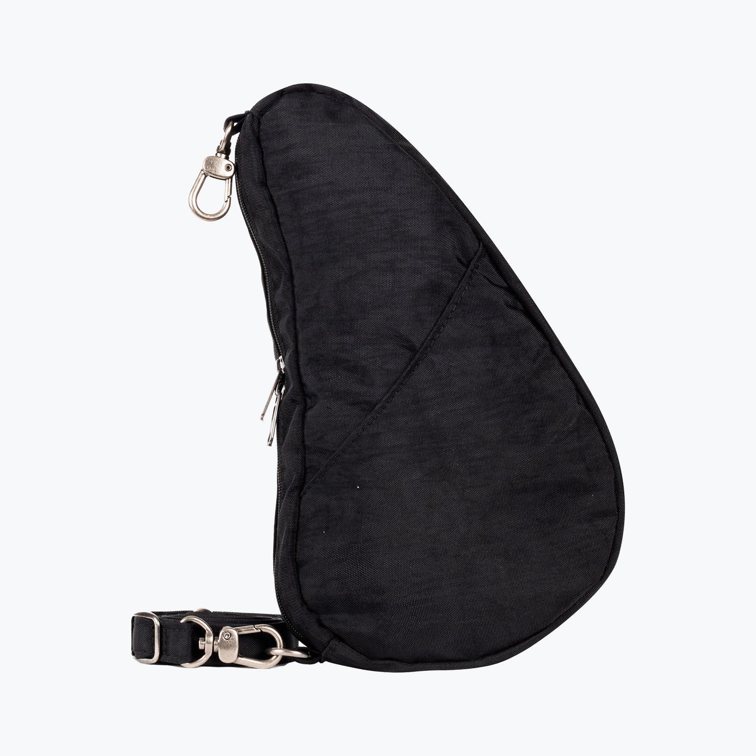 Textured Nylon Baglett - Black