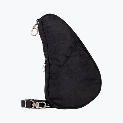 Textured Nylon Baglett - Black