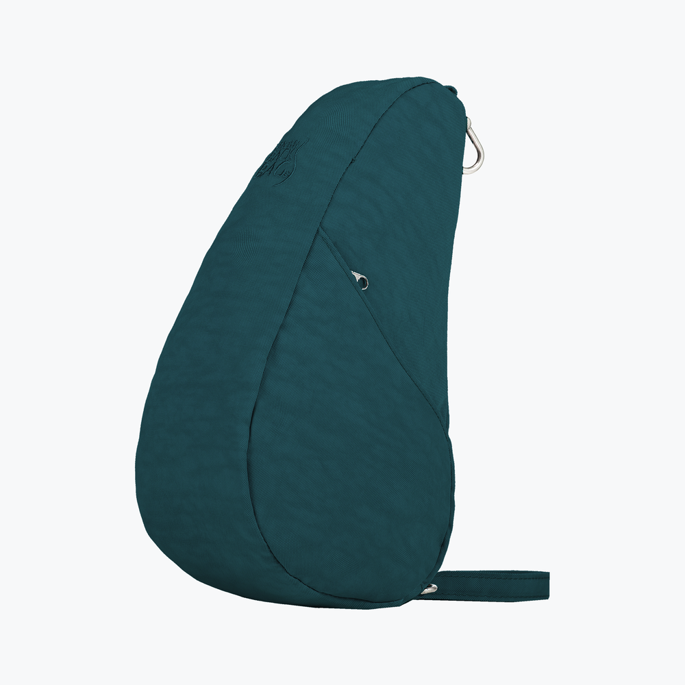 Textured Nylon Baglett Dark Teal #colour_dark-teal
