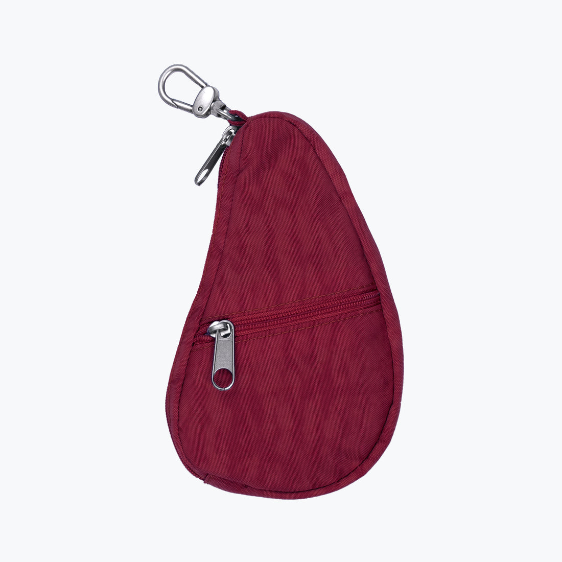 textured nylon pouch Ruby 