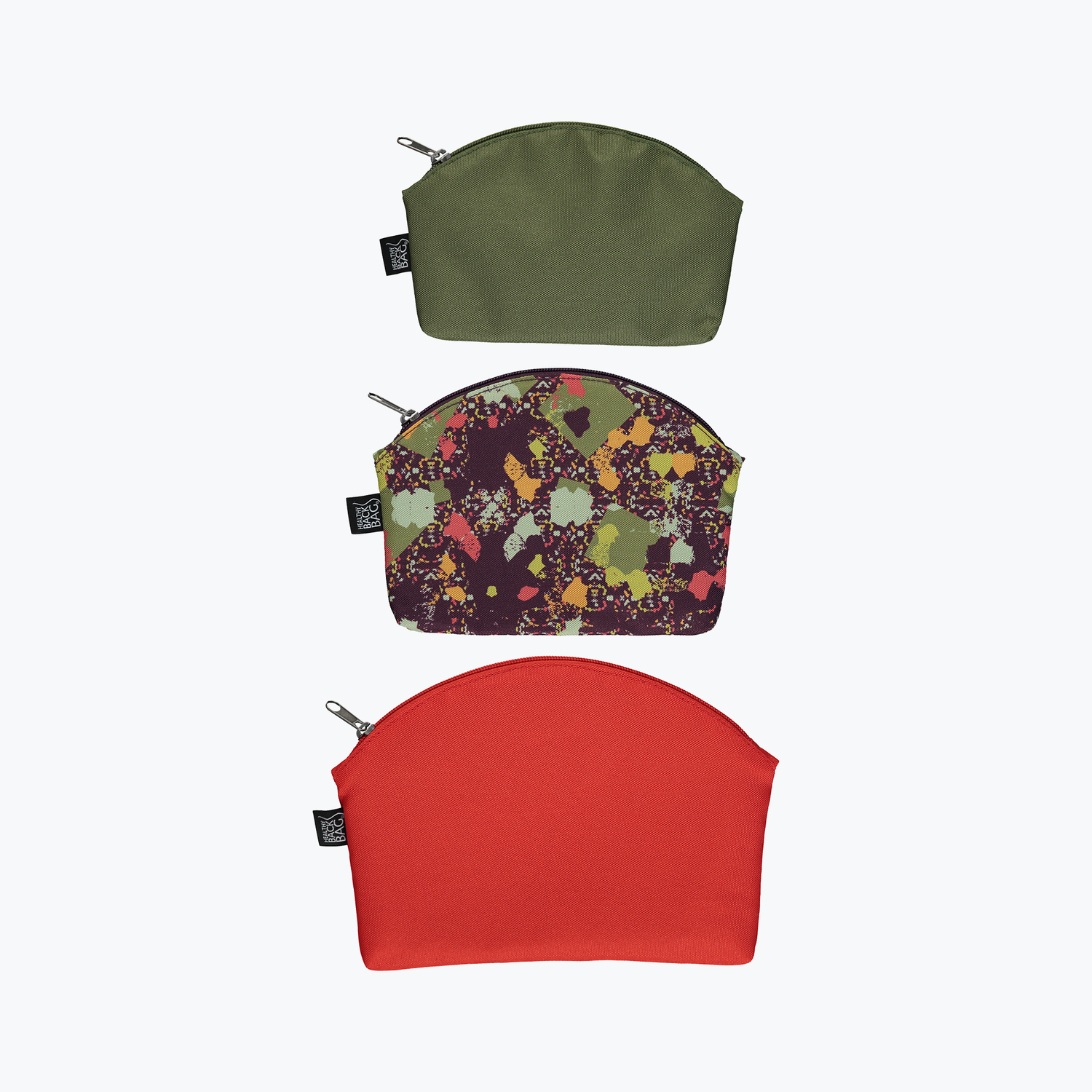 Pouch in Pouches - Mandarin, Nutopia, Moss