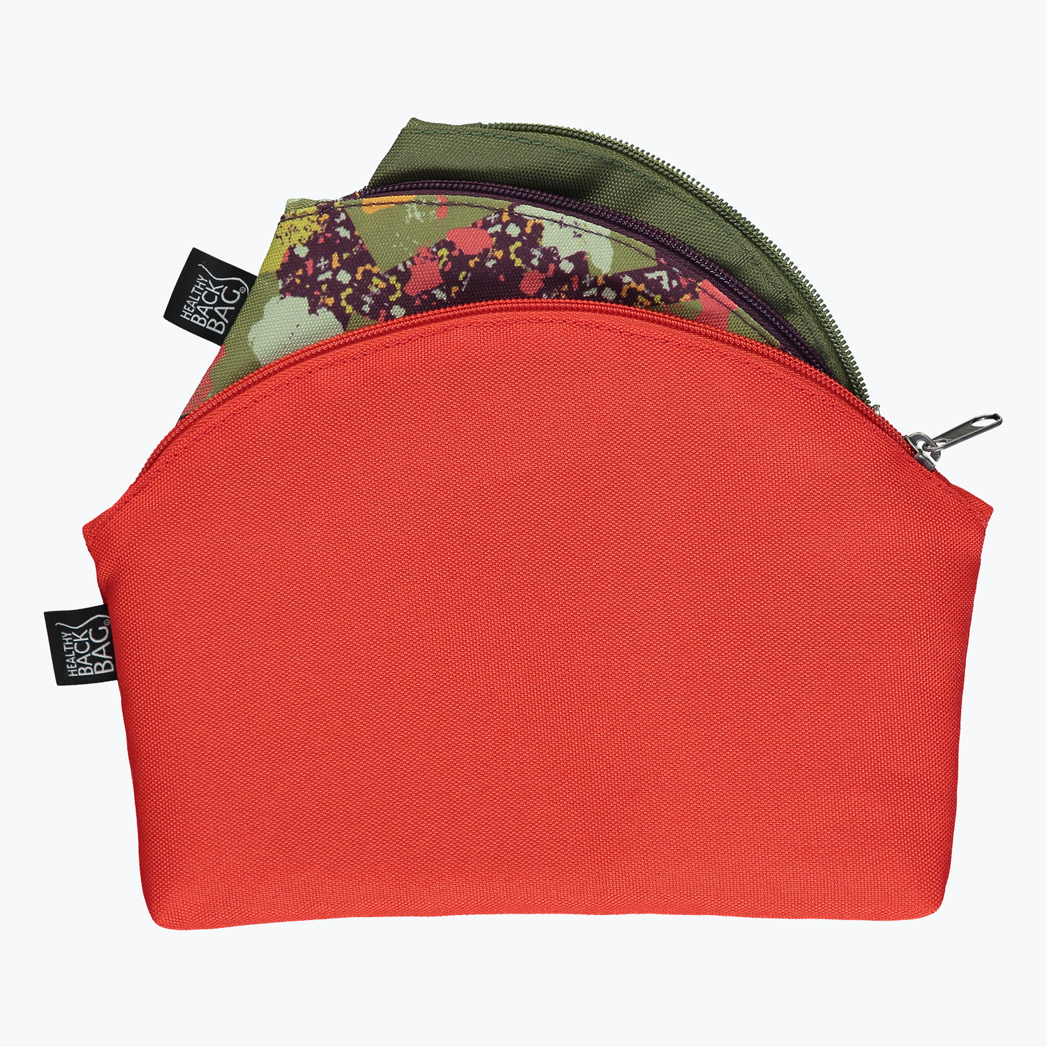 Pouch in Pouches - Mandarin, Nutopia, Moss