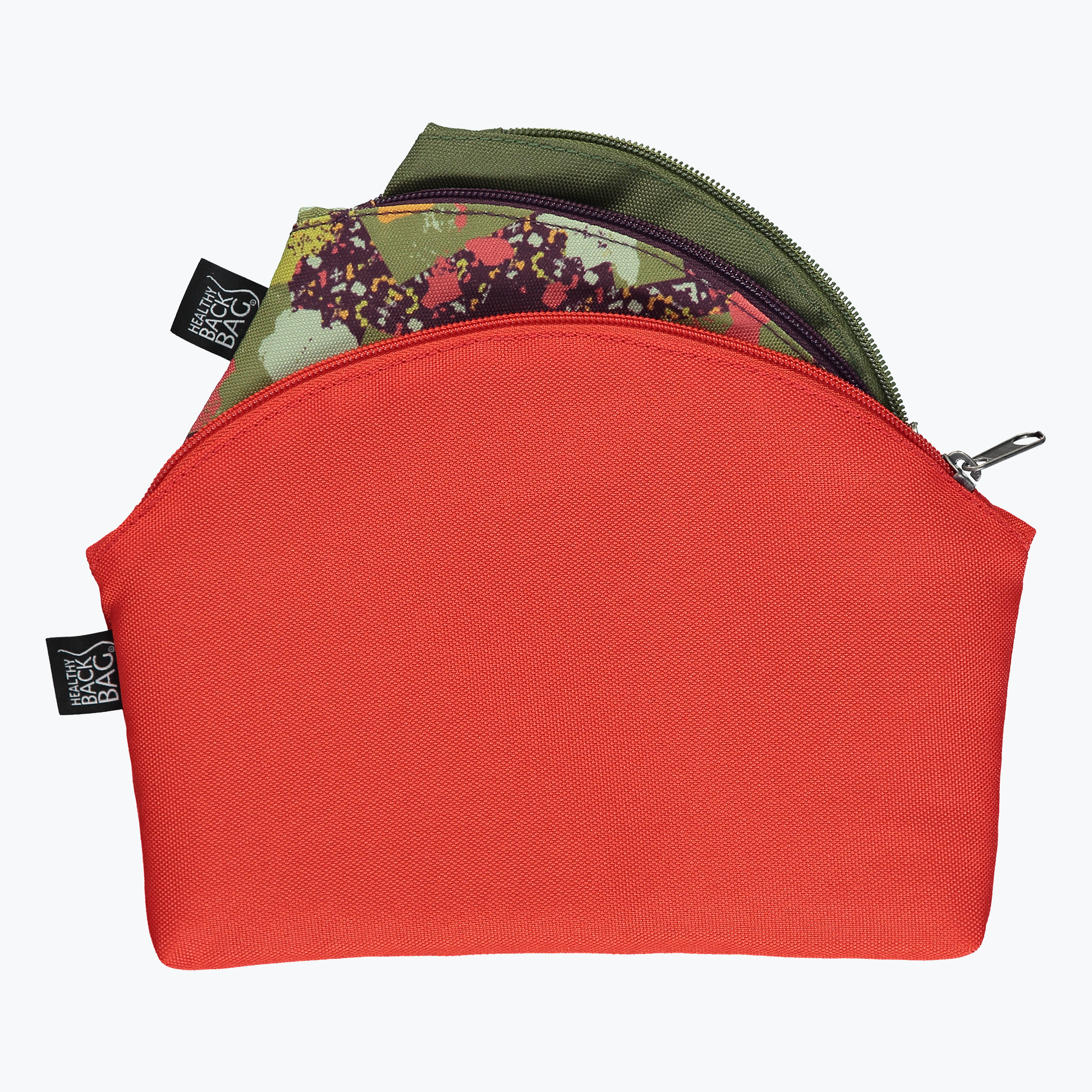 Pouch in Pouches - Mandarin, Nutopia, Moss