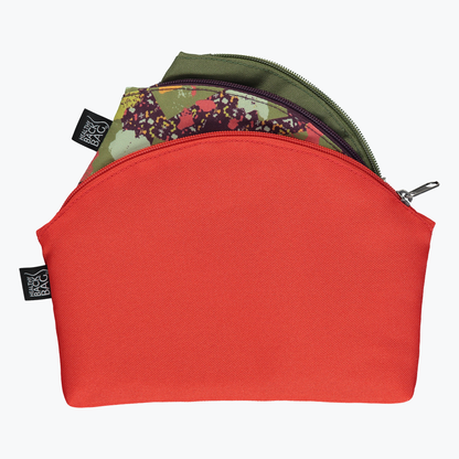 Pouch in Pouches - Mandarin, Nutopia, Moss