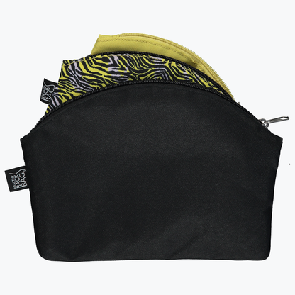 Pouch in Pouches - Black, Urban Zebra, Citron
