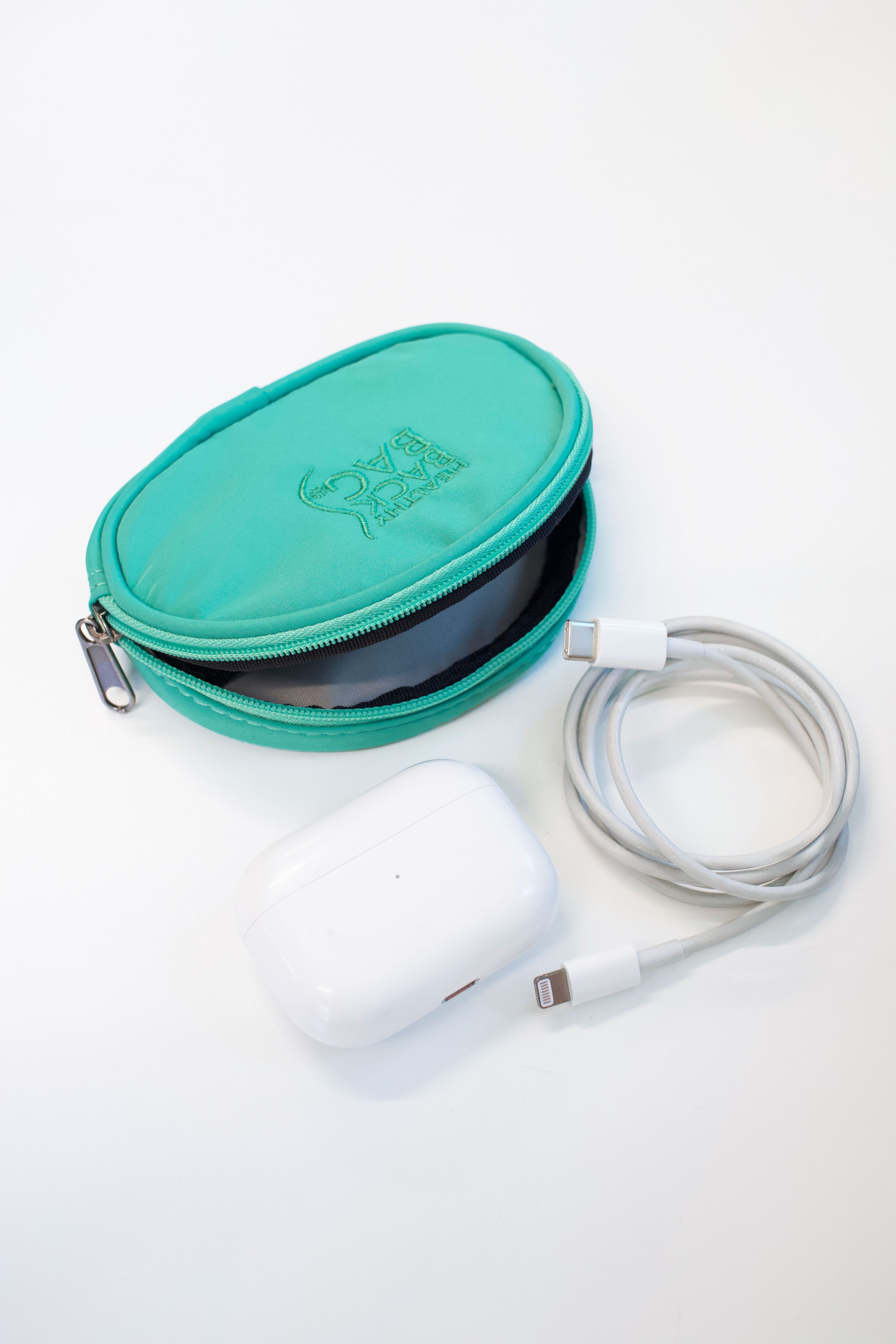 Microfibre Mini Purse Tropical Green