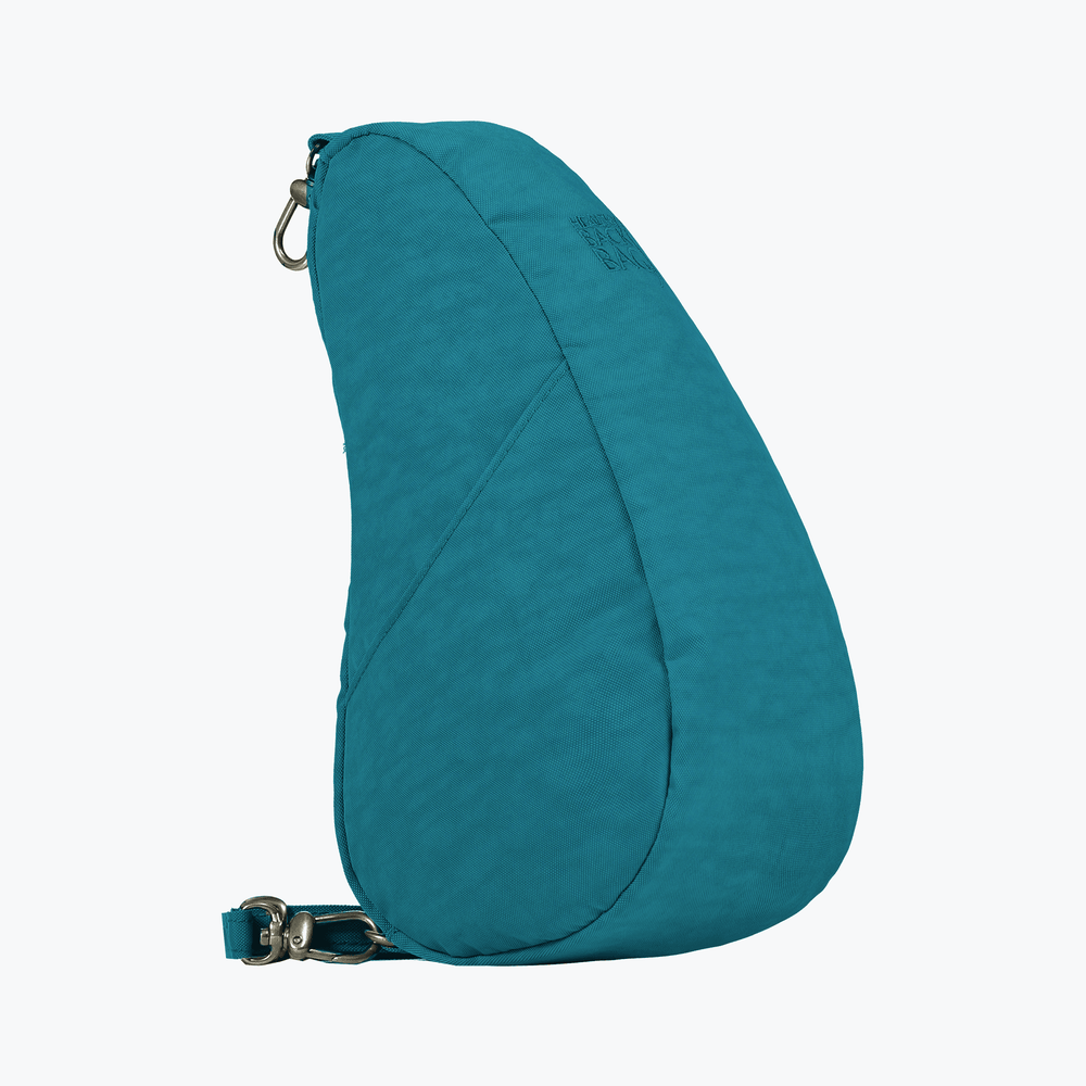 Textured Nylon Baglett Capri Blue#colour_capri-blue