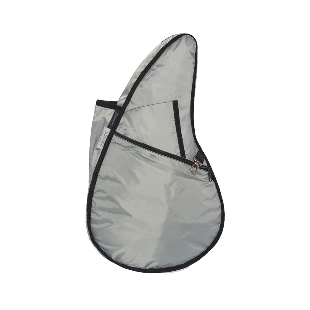 Textured Nylon Big Bag Black#colour_black