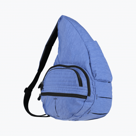 Textured Nylon Iris Big Bag