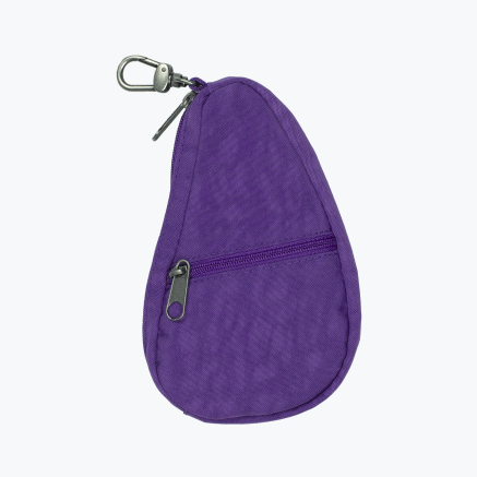 Textured Nylon Ultra Purple  Pouch